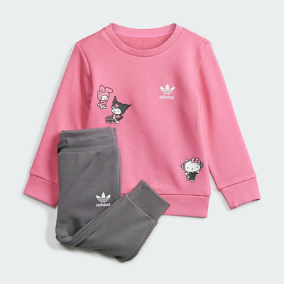 adidas HELLO KITTY 運動套裝 長袖/長褲 嬰幼童裝 - Originals IT7916