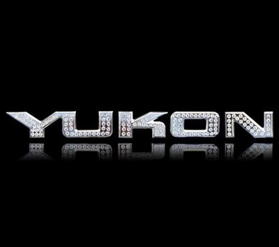 圓夢工廠 GMC YUKON 改裝 鍍鉻 鑲鑽 銀色 車身 字標 車標 字貼 尾門 logo 標誌 - 同原廠款式