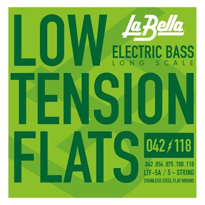 大鼻子樂器 La Bella 貝斯弦 5弦 LTF-5A Low Tension Flats