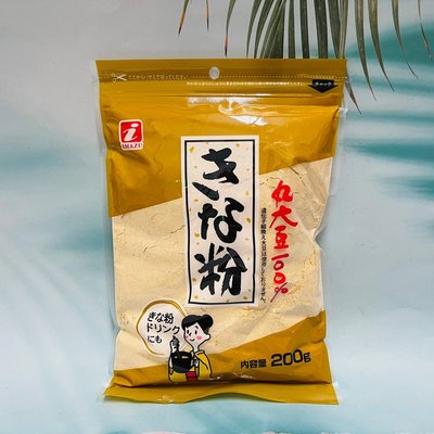 日本 今津黃豆粉 200g 丸大豆100% 可加在牛奶、麻薯、優格、蕨餅一起食用