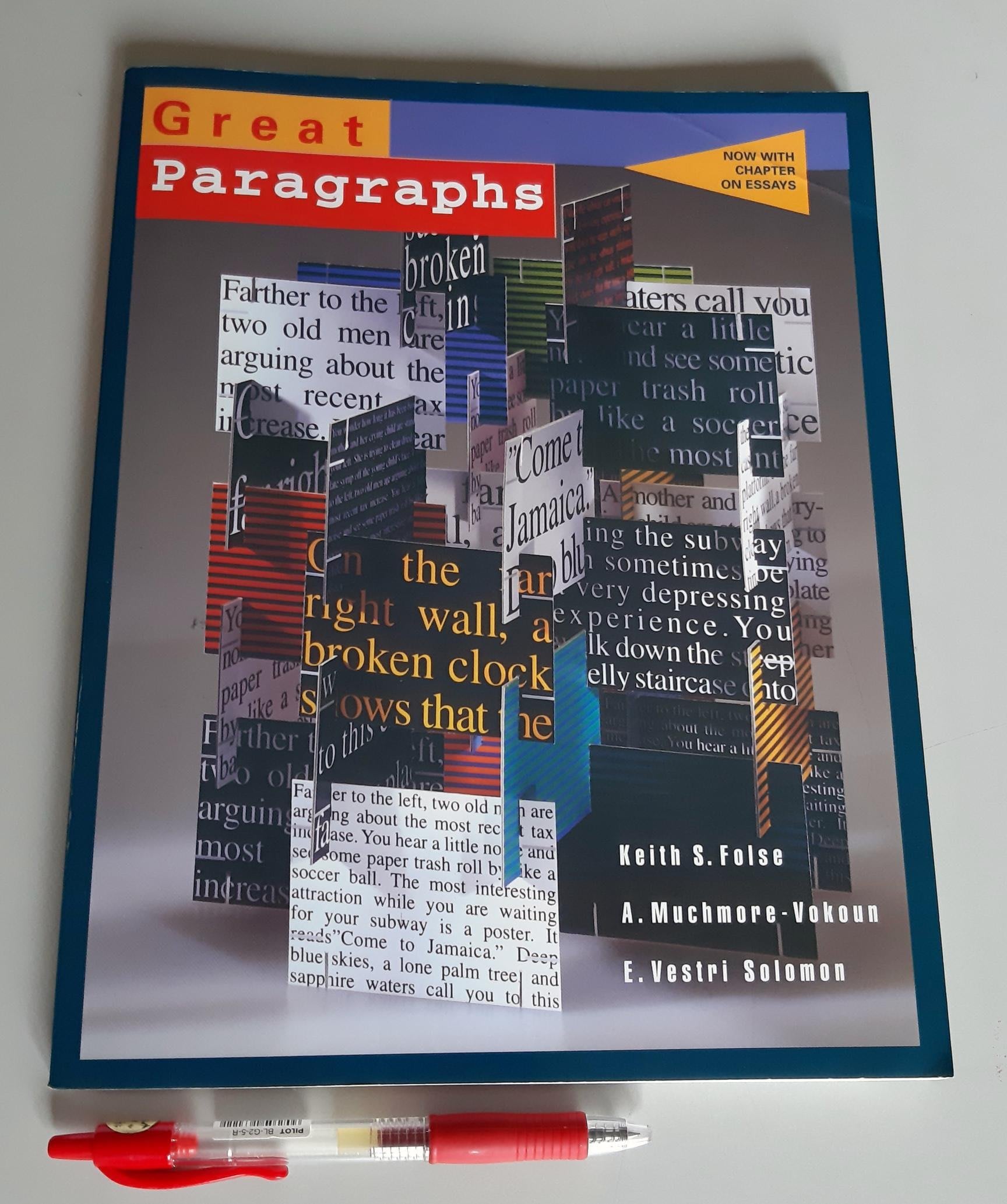 英文寫作great Paragraphs With Chapter On Essays 原價430元 書新 未使用 Yahoo奇摩拍賣