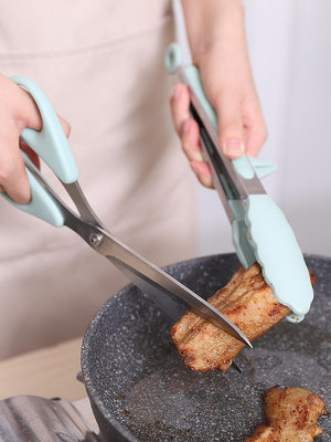 日本廚房剪刀家用多功能不銹鋼剪雞骨烤肉殺魚專用強力剪大號菜剪