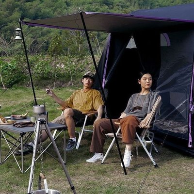 【熱賣下殺】Blackdeer黑鹿星期天免安裝充氣式帳篷戶外露營折疊便攜防雨輕奢