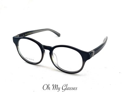 【本閣】Oh my glasses AA005 日式風光學眼鏡圓膠框 灰漸層色彈簧鏡腳 tomford lindberg