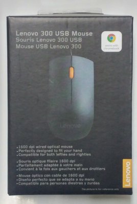 【免運】Lenovo聯想 300 USB有線光學滑鼠 Mouse-WW