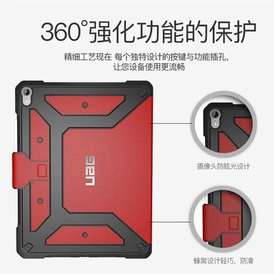 適用於iPad mini 1 2 3 4 5 pro10.5 air2平板電腦防摔保護殼 UAG平板保護套 防塵 防摔