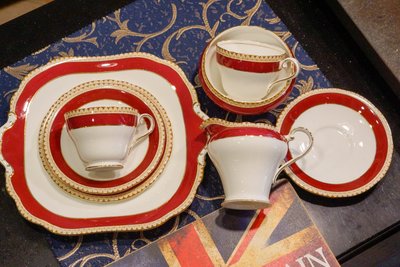 【旭鑫】Aynsley AYN3777 下午茶杯組 英國骨瓷 歐洲古董 瓷器 牛奶壺 E.02