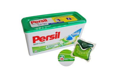 『海威車品』德國原裝 Persil 洗衣膠囊 36顆盒裝 雙效超濃縮酵素洗衣精