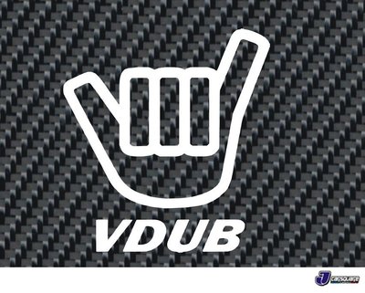 VW AUDI 手指指標VDUB潮流貼紙 車身貼紙
