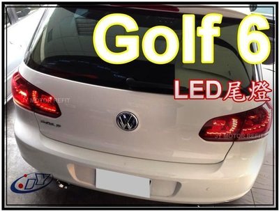 》傑暘國際車身部品《全新超炫 vw 福斯 golf6代 golf 6 golf09 年 R20 款式 LED 尾燈 限量