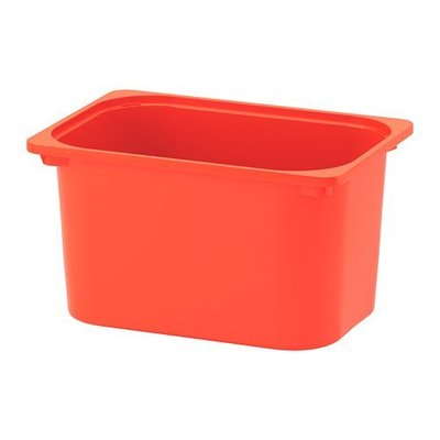 ☆創意生活精品☆IKEA TROFAST儲物盒(橘色) 可搭配TROFAST系列儲物櫃框