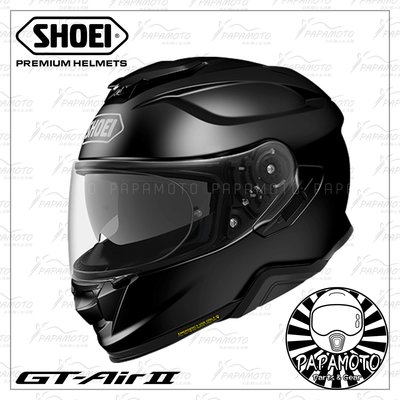 【趴趴騎士】SHOEI GT-AIR II - 黑 (全罩安全帽 內墨片 GTAIR 2 SENA SRL2 藍芽耳機