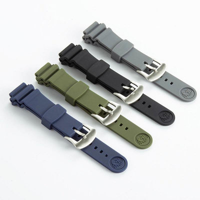 SEIKO 高品質橡膠矽膠錶帶 20 毫米適用於精工潛水防水錶帶男士不銹鋼針扣手鍊帶徽標