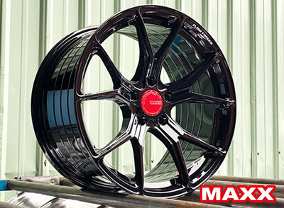 【小茵輪胎舘】MAXX M05 特殊旋壓工法 18吋 5孔全車系適用 亮黑色 台灣製 (配胎套餐大折扣)