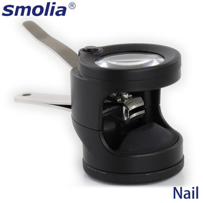 【MR3C】含稅附發票 Smolia Nail 日本品牌 LED放大鏡指甲剪 3.5倍放大 可拆卸可用於閱讀