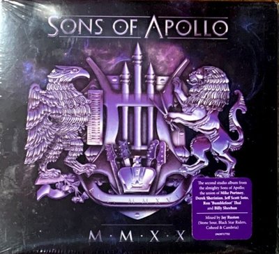 【搖滾帝國】美國前衛(Progressive)金屬樂團SONS OF APOLLO -MMXX 2CD 2020發行