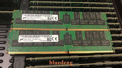 全新 鎂光 64G 4DR×4 PC4-2666V DDR4 ECC REG LRDIMM伺服器記憶體