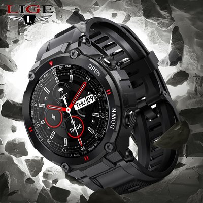 現貨手錶腕錶LIGE/利格跨境新款智能手錶運動手環智能穿戴心率計步手環