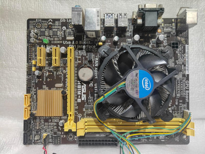 【電腦零件補給站】ASUS H81M-E uATX主機板 + Intel Pentium G3220 3.0GCPU含原廠風扇