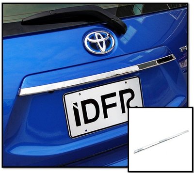 圓夢工廠 Toyota Prius C 2012~2018 改裝 鍍鉻銀 尾門 後車箱 後箱飾條 全蓋後門把手亮條 細款