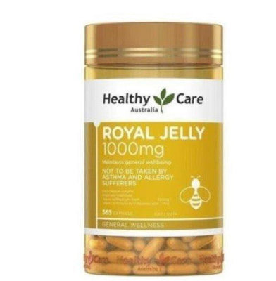 安麗連鎖店 熱銷# 澳洲 Healthy Care Royal Jelly蜂王乳膠囊1000mg 365顆一罐