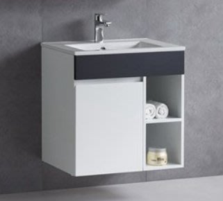 《振勝網》ROMAX 羅曼史 衛浴 TW70 / RD60E 61cm 防水發泡板 臉盆+開放式雙層置物鋼烤浴櫃組