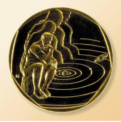 2000年匈牙利發行千禧年200福林七邊形精制紀念幣【店主收藏】27208