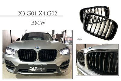 ☆小傑車燈家族☆ 新 BMW X3 G01 X4 G02 亮黑 鋼琴烤漆 單槓 水箱罩 鼻頭