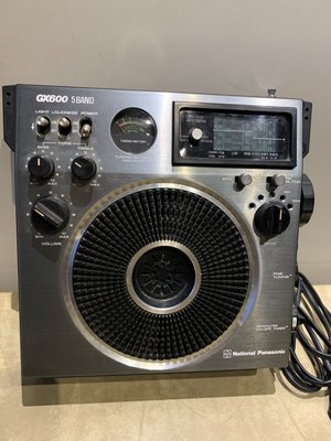 ［老東西］ 早期約1975年日本製古董收音機National Panasonic GX600 5Band，品項完整無缺件