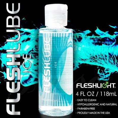 ♥誘惑精靈♥美國Fleshlight-Fleshlube Ice 水性涼感潤滑液-4oZ/118ML
