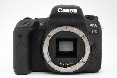 【台南橙市3C】Canon EOS 77D 單機身 2420萬 APS-C 快門數124XX張 公司貨 二手相機 #87520