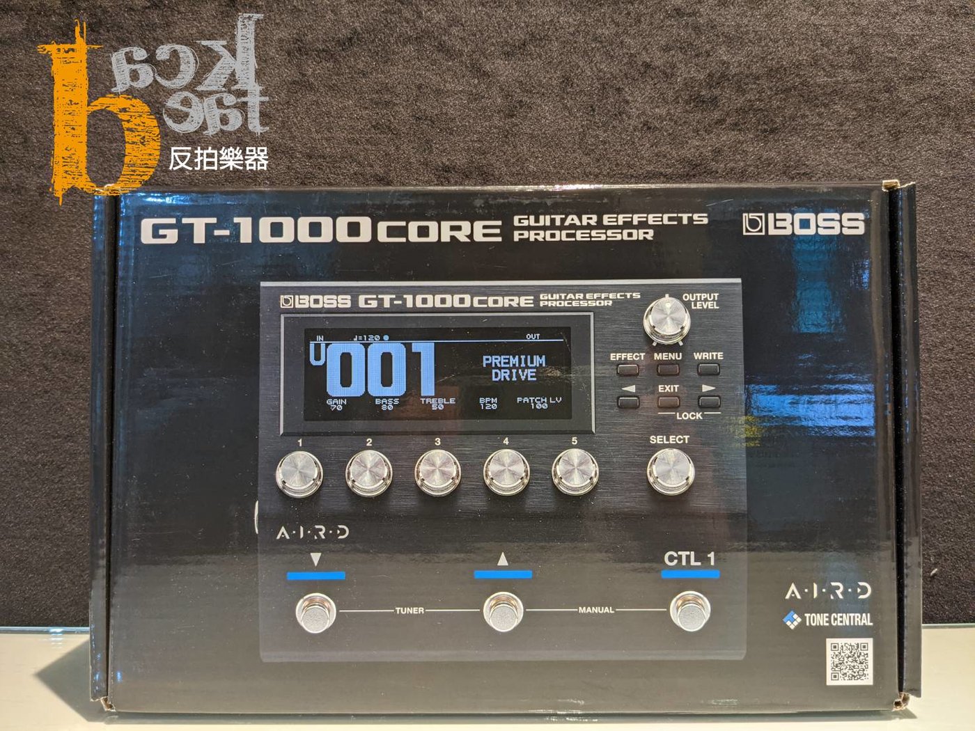 反拍樂器】Boss GT-1000 CORE 綜合效果器GT1000 電吉他2020最新款公司