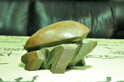 蘇瑞鹿  太極石雕創作  鐵丸石太極龜 4