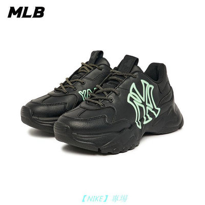 【NIKE 專場】耐吉MLB 厚底老爹鞋 增高鞋 BigBallChunky系列 紐約洋基隊(3ASHBCN3N-50BKS)【官方超值優惠】