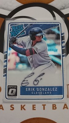 2017 MLB OPTIC ERIK GONZALEZ 新人簽名卡