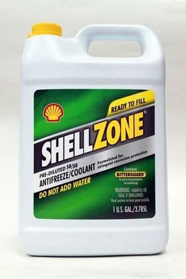 含稅 美國 殼牌 SHELL ZONE COOLANT 汽車水箱保護劑 50% 1加侖 水箱精