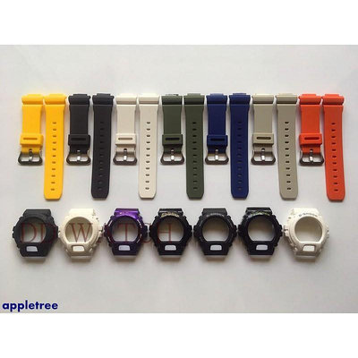 手錶配件適配代用批發CASIO卡西歐G-SHOCK/DW-6900/DW-6600/DW-6930表殼表帶kk065