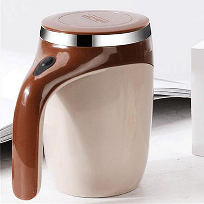 全自動攪拌杯不銹鋼懶人磁化杯自動杯便攜咖啡杯可印刷馬克杯