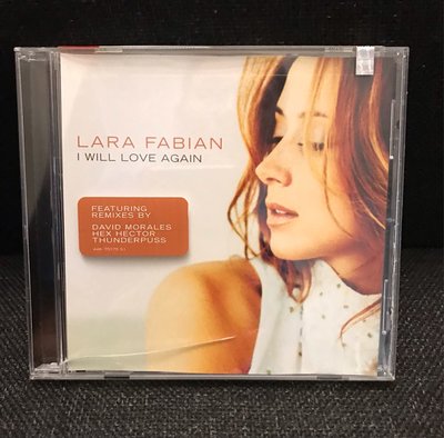 LARA FABIAN 美國原裝進口封條絕版單曲 I Will Love Again ，收錄四首混音版本，已絕版，值得珍藏。