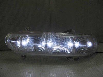 ~~ADT.車燈.車材~~賓士 W203 W220 S320 LED 後視鏡透明 超白光方向燈一組1400