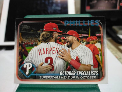 2024 topps series 1 October specialists 費城人隊