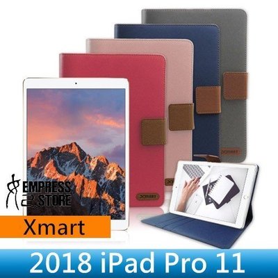 【妃小舖】原廠 Xmart 2018/2020 iPad Pro 11 微笑休閒風 撞色 磁扣/插卡/翻蓋 平板 皮套