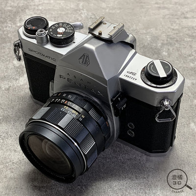 Pentax Spotmatic SP 底片機 + TAKUMAR 28mm F3.5 瑕疵品《二手 無盒》A61710