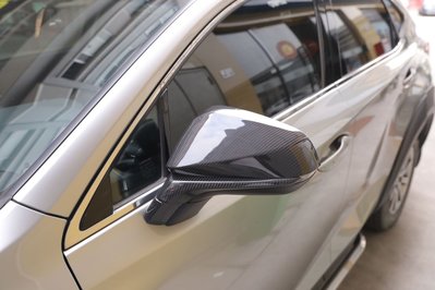 熱銷 汽車配件 適用于雷克薩斯Lexus NX200 RX300 450 UX260碳纖維后視鏡下飾條