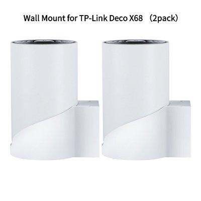 STANSTAR壁掛支架 適用於TP Link Deco X68路由器 牆壁掛架 電源線整理收納支架 掛牆支架 2個裝