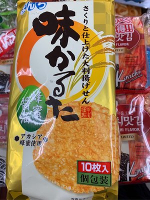 愛買JAPAN❤日本少爺蜂蜜醬油米果 10入 現貨