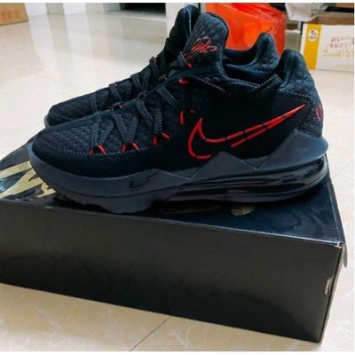 【正品】全新 Nike Lebron 17 Low 黑紅 籃球 運動 CD5006-001潮鞋