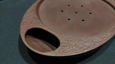 早期收藏 一 陸羽1990 一 紫砂 泡茶盤 養壺盤
