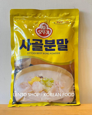 LENTO SHOP - 韓國 不倒翁 오뚜기 牛骨調味粉 牛骨粉 牛骨高湯粉 사골분말 500克/包