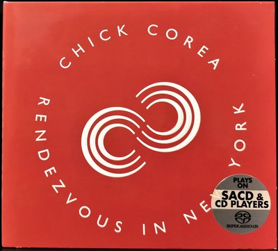 爵士傳奇大師 CHICK COREA 奇克柯瑞亞 / 紐約現場實況演出 SACD 雙碟紙盒版 【歐版已拆如新】可以在CD Player播放
